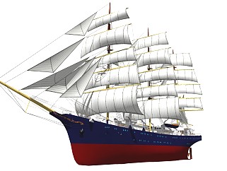 精细帆船模型 (14)